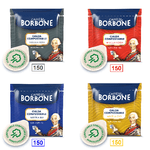 MIX 600 CIALDE CAFFÈ BORBONE - 150 MISCELA NERA - 150 MISCELA ROSSA - 150 MISCELA BLU - 150 MISCELA ORO