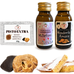 Aroma Per Dolci 120ml (Millefiori & Mandorla Amara) + Pisto Extra Per Roccocò e Mostaccioli 10gr - Kit Pasticceria Dolci Natalizi e Pasquali