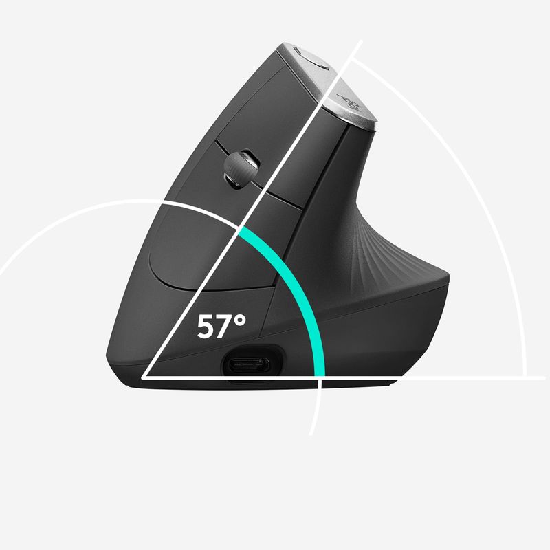 Logitech-MX-Vertical-mouse-Mano-destra-RF-senza-fili---Bluetooth-Ottico-4000-DPI