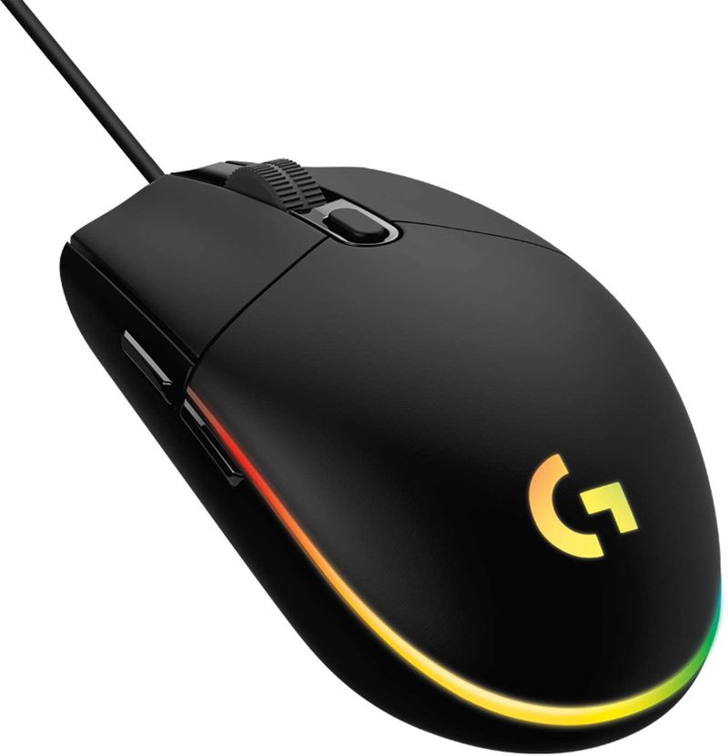 Logitech-G-G203-Lightsync-mouse-USB-tipo-A-8000-DPI