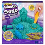 Spin Master Kinetic Sand -Castello di Sabbia Shimmer - Sabbia cinetica 454gr - Sabbia magica