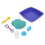 Kinetic-Sand--Castello-di-Sabbia-Shimmer---Sabbia-cinetica-454gr---Sabbia-magica---Sabbia-colorata-glitterata-verde---3-accessori-e-vaschetta-inclus