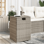 vidaXL Tavolo Copri Serbatoio Propano Grigio 40x40x60 cm in Polyrattan