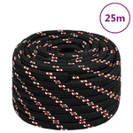 Corda Nautica Nera 20 mm 25 m in Polipropilene