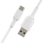 Belkin-CAB001BT0MWH-cavo-USB-015-m-USB-A-USB-C-Bianco