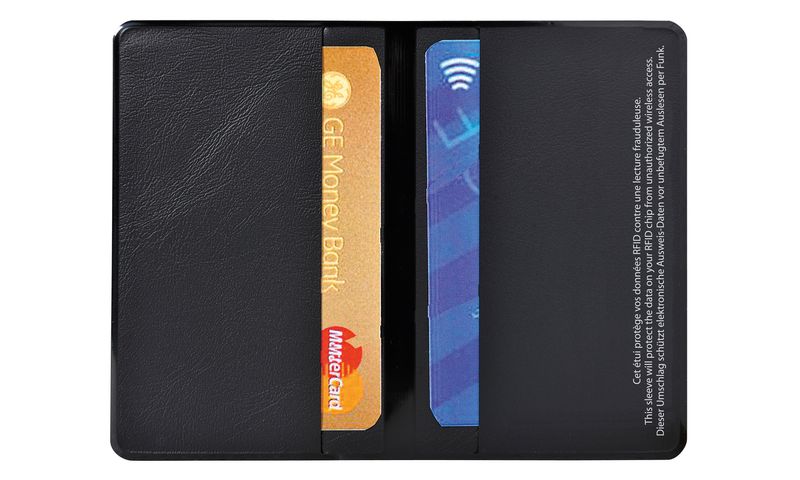 Exacompta-5402E-portafoglio-portacarte-e-portadocumenti-da-viaggio-Custodia-Nero-PVC