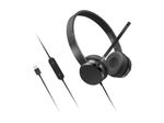 Lenovo-4XD1K18260-cuffia-e-auricolare-Cablato-A-Padiglione-Musica-Giornaliera-USB-tipo-A-Nero