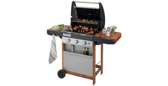 Campingaz-4-Series-Woody-LX-3-Series-Woody-LX-Barbecue-Zona-cottura-Gas-Nero-Marrone-Stainless-steel-9600-W