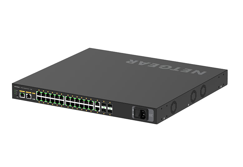 NETGEAR-GSM4230P-100EUS-switch-di-rete-Gestito-L2-L3-Gigabit-Ethernet--10-100-1000--Supporto-Power-over-Ethernet--PoE--1U-Nero