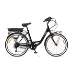 i-Bike City Easy Urban Bicicletta Elettrica a Pedalata Assistita Unisex Adulto Nero Taglia Unica