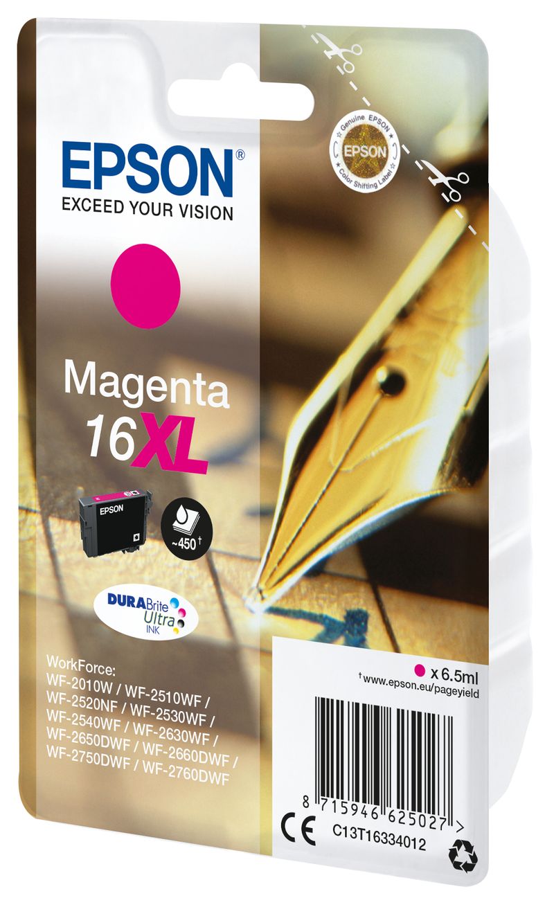 Epson-Pen-and-crossword-Cartuccia-Penna-e-cruciverba-Magenta-Inchiostri-DURABrite-Ultra-16XL