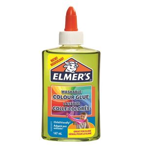 Elmer's Colla Liquida Colore VERDE TRANSLUCIDO, Flacone da 147 ml, Ideale per lo slime
