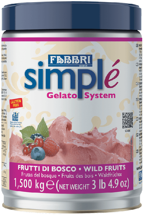 SIMPLE' FABBRI FRUTTI DI BOSCO KG1.500