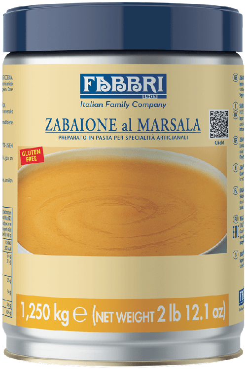 DELIPASTE ZABAIONE  AL MARSALA KG 1.250