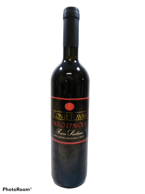 VINO NERO D'AVOLA IGT CONTE RAVASI CL 75 13% VOL.