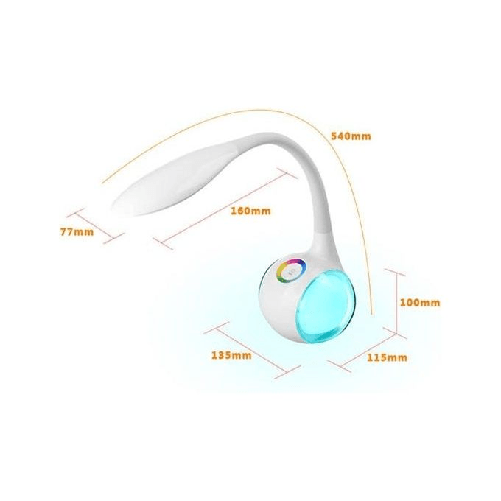 New-Majestic-LL-405-lampada-da-tavolo-LED-Bianco