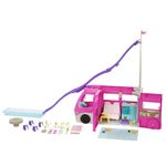 Barbie-Camper-dei-Sogni---Veicolo-con-Scivolo-e-Piscina---2-Cuccioli---7-Aree-Gioco---Alto-76-cm---60--Accessori-