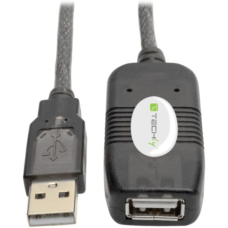 Techly-Cavo-Prolunga-Attivo-USB2.0-Hi-Speed-10m--IUSB-REP10TY-