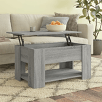 Tavolino da Salotto Grigio Sonoma 79x49x41 cm Legno ingegnerizzato