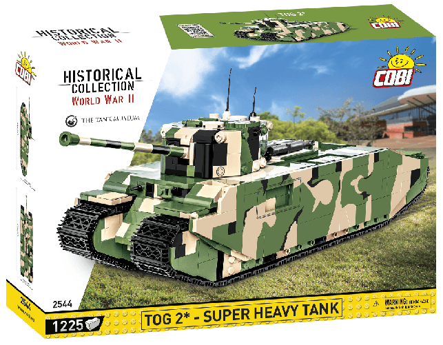 Cobi-COBI-WORLD-WAR-II----2544---1225PZ---CARRO-ARMATO-TOG-2----SUPER-HEAVY-TANK