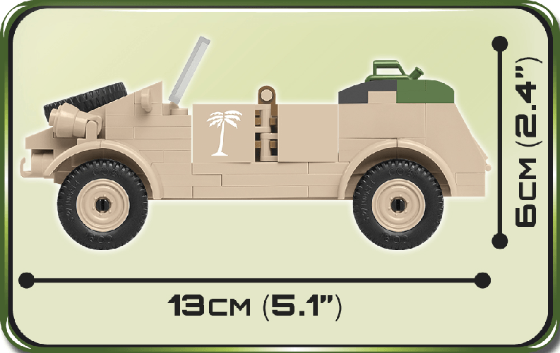 Cobi-COBI-WORLD-WAR-II----2402---195PZ---VW-TYPE-82-KUBELWAGEN