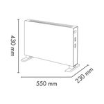 Argoclima-ARGO-KANSAS-Interno-Bianco-2000-W-Stufa-elettrica-a-convezione