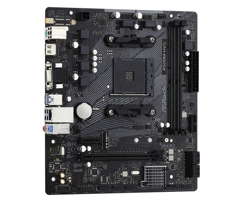 Asrock-A520M-HVS-AMD-A520-Presa-AM4-micro-ATX