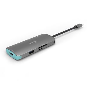 I-tec Metal USB-C Nano Dock 4K HDMI + Power Delivery 100 W