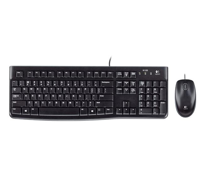 Logitech-MK120-Combo-Tastiera-e-Mouse-con-Filo-per-Windows-Mouse-Ottico-Cablato-Tastiera-di-Dimensioni-Standard-USB-Plug-and-Play-Compatibile-co