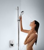 Hansgrohe-Raindance-Select-S-sistema-di-doccia-Cromo-Bianco