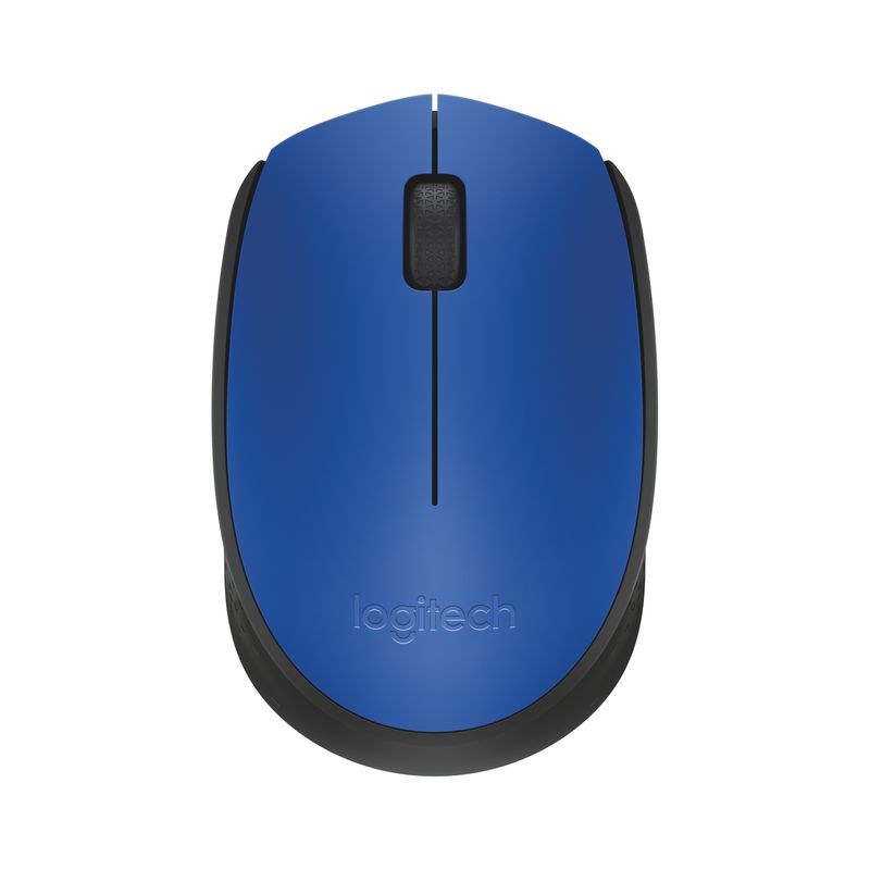 Logitech-M171-Blue-K-mouse-Ambidestro-RF-Wireless-Ottico-1000-DPI