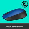 Logitech-M171-Blue-K-mouse-Ambidestro-RF-Wireless-Ottico-1000-DPI
