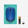Logitech-M171-Blue-K-mouse-Ambidestro-RF-Wireless-Ottico-1000-DPI