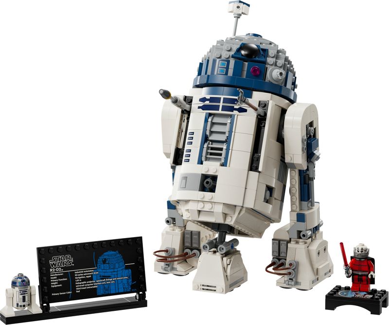 LEGO-Star-Wars-75379-R2-D2-Modellino-da-Costruire-di-Droide-con-Parti-Mobili-e-Accessori-Giochi-Bambini-10--con-Minifigure