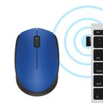 Logitech-M171-Blue-K-mouse-Ambidestro-RF-Wireless-Ottico-1000-DPI