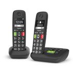 Gigaset-E290A-Duo-Telefono-analogico-DECT-Identificatore-di-chiamata-Nero