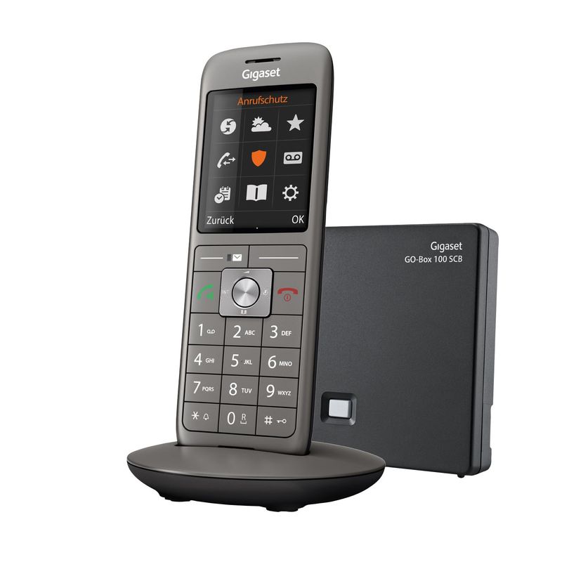 Gigaset-CL690A-SCB-Telefono-analogico-DECT-Identificatore-di-chiamata-Nero