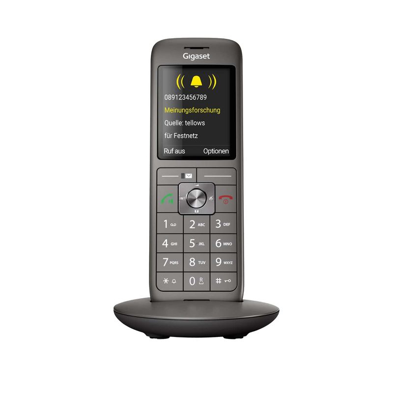 Gigaset-CL690A-SCB-Telefono-analogico-DECT-Identificatore-di-chiamata-Nero