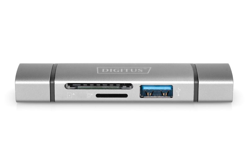 Digitus-Dual-Card-Reader-Hub-USB-C---USB-3.0-OTG