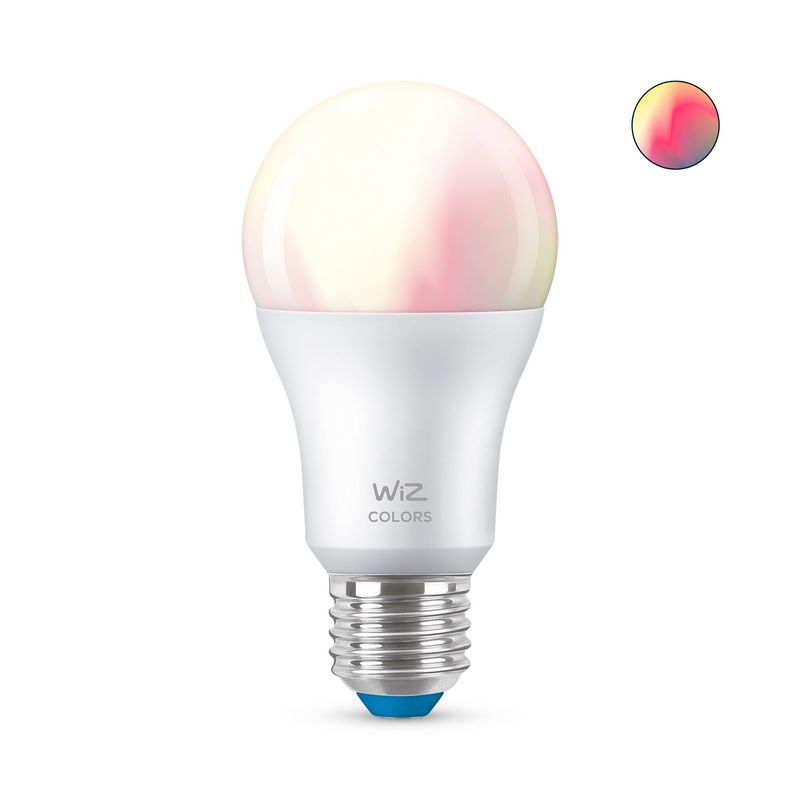 WiZ-Lampadina-Smart-Dimmerabile-Luce-Bianca-o-Colorata-Attacco-E27-60W-Goccia