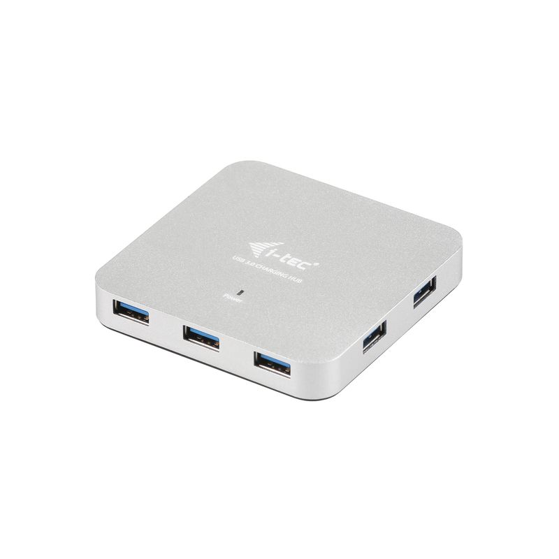 i-tec-Metal-U3HUBMETAL7-hub-di-interfaccia-USB-3.2-Gen-1--3.1-Gen-1--Type-A-5000-Mbit-s-Argento