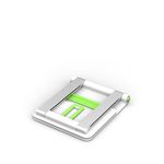 Belkin-B2B118-carrello-e-supporto-multimediale-Verde-Argento-Tablet