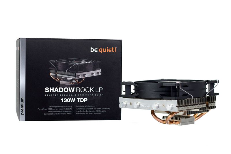 be-quiet--Shadow-Rock-LP-Processore-Refrigeratore-12-cm-Nero-Rame-Argento