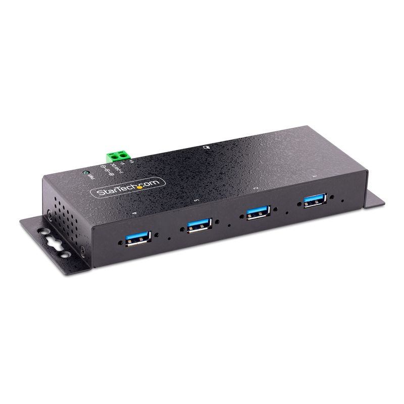 -StarTech.com-Hub-USB-3.0-Industriale-a-4-Porte---Multipresa-USB-A-5Gbps-Alimentata-con-ESD-Protezione-da-Sovratensione-e-Porte-Bloccabili