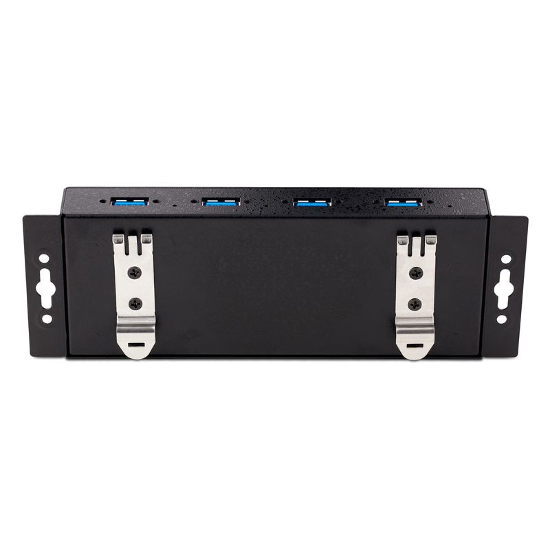 -StarTech.com-Hub-USB-3.0-Industriale-a-4-Porte---Multipresa-USB-A-5Gbps-Alimentata-con-ESD-Protezione-da-Sovratensione-e-Porte-Bloccabili