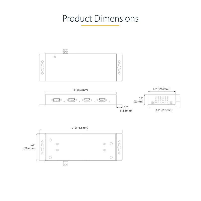 -StarTech.com-Hub-USB-3.0-Industriale-a-4-Porte---Multipresa-USB-A-5Gbps-Alimentata-con-ESD-Protezione-da-Sovratensione-e-Porte-Bloccabili