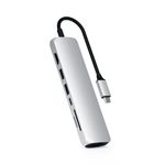 Satechi ST-UCSMA3S replicatore di porte e docking station per notebook USB 3.2 Gen 1 (3.1 Gen 1) Type-C Argento