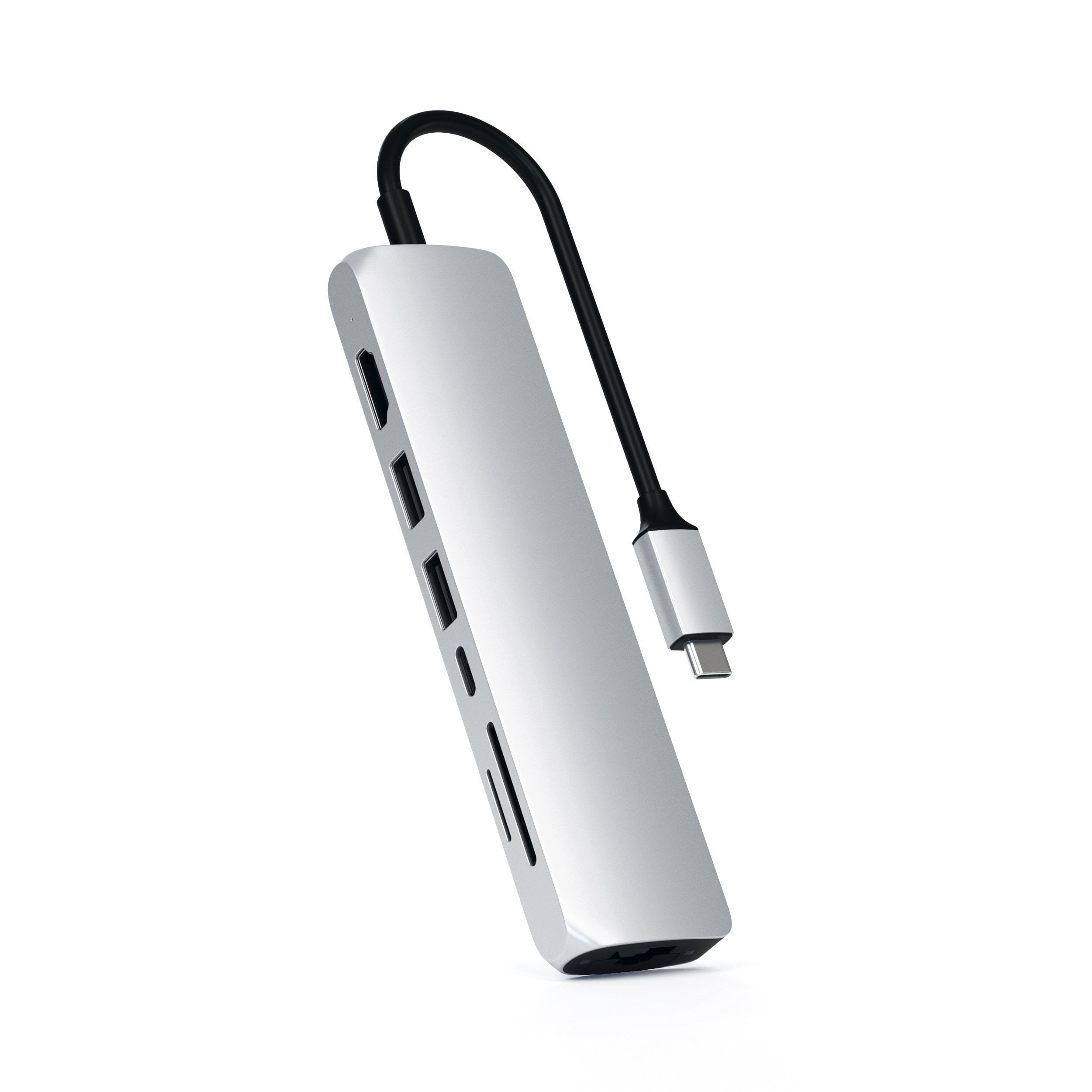 Satechi ST-UCSMA3S replicatore di porte e docking station per notebook USB 3.2 Gen 1 (3.1 Gen 1) Type-C Argento
