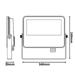 Proiettore-led-150-watt-slim-metallo-grigio-ip65-equivalente-777-watt-----temperatura-colore-lampada-4500k-bianco-nat...