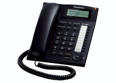 Panasonic-KX-TS880EXB-telefono-Telefono-analogico-Identificatore-di-chiamata-Nero